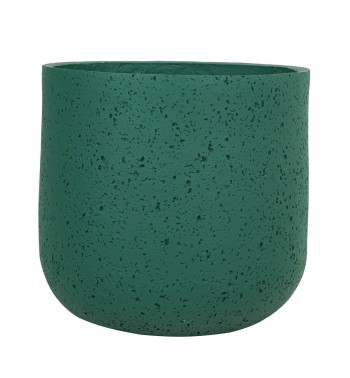 Set Tre Vasi Verde in Ossido di Magnesio, Uso Interno/Esterno