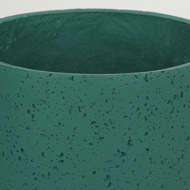 Set Tre Vasi Verde in Ossido di Magnesio, Uso Interno/Esterno