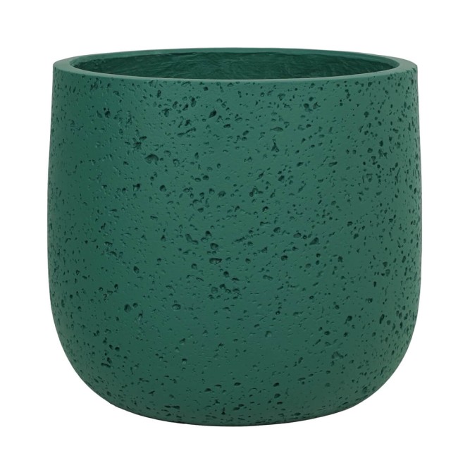 Set Tre Vasi Verde in Ossido di Magnesio, Uso Interno/Esterno