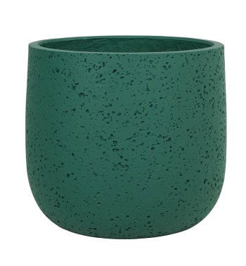 Set Tre Vasi Verde in Ossido di Magnesio, Uso Interno/Esterno