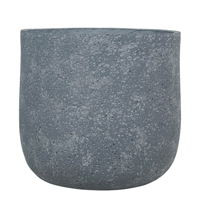 Set Tre Vasi in Ossido di Magnesio Grigio, Uso Interno ed Esterno