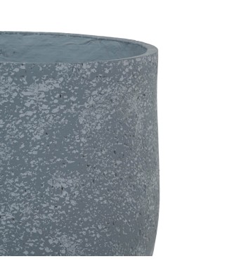 Set Tre Vasi in Ossido di Magnesio Grigio, Uso Interno ed Esterno