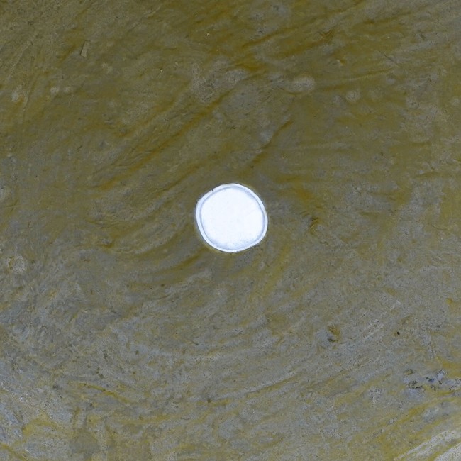 Set Tre Vasi in Ossido di Magnesio Colore Senape, per Interno ed Esterno