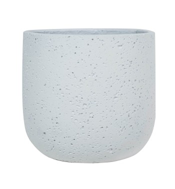 Set Tre Vasi in Ossido di Magnesio Bianchi, Uso Interno ed Esterno