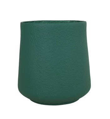 Set Due Vasi in Ossido di Magnesio Verde, per Interni ed Esterni