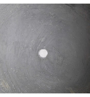 Set Due Vasi in Ossido di Magnesio Taupe, Adatto a Interni ed Esterni