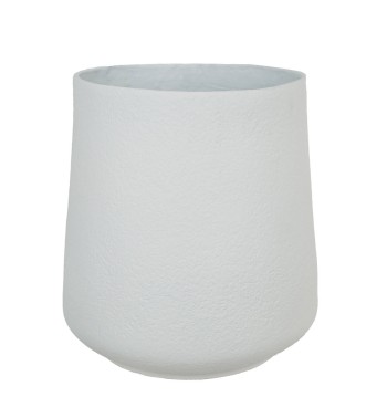 Set Due Vasi in Ossido di Magnesio Bianco, per Interni ed Esterni