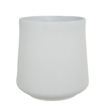 Set Due Vasi in Ossido di Magnesio Bianco, per Interni ed Esterni