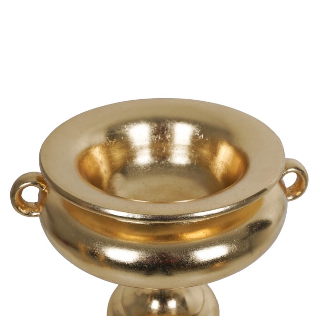 Vaso Dorato in Vetroresina da interno ed esterno