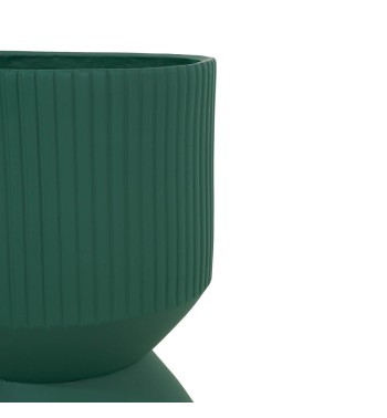 Set Due Vasi in Ossido di Magnesio Verde, per Interni ed Esterni