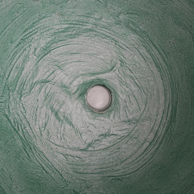 Set Due Vasi in Ossido di Magnesio Verde, per Interni ed Esterni