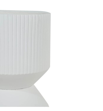 Set Due Vasi in Ossido di Magnesio Bianco, per Interni ed Esterni