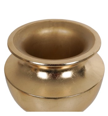Vaso in Vetroresina Oro, Eleganza Vintage per Interni ed Esterni