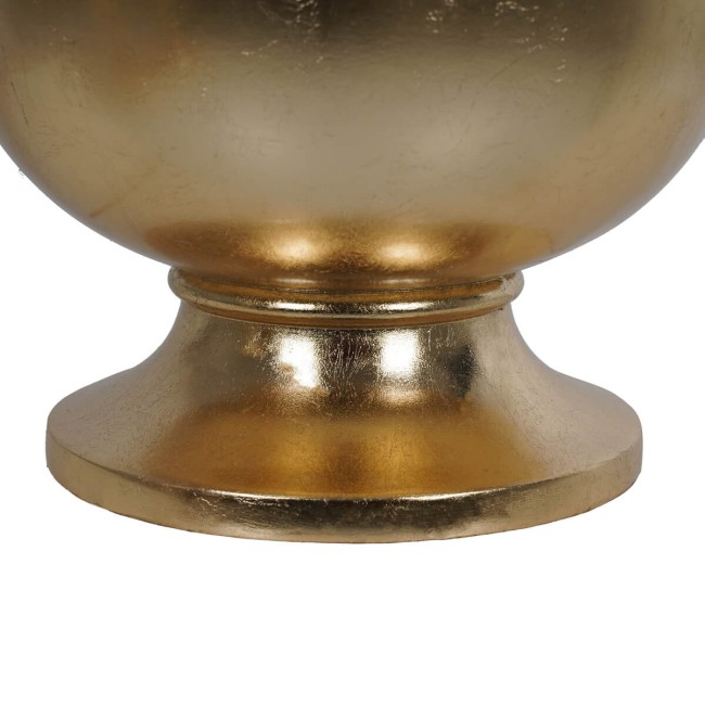 Vaso in Vetroresina Oro, Eleganza Vintage per Interni ed Esterni