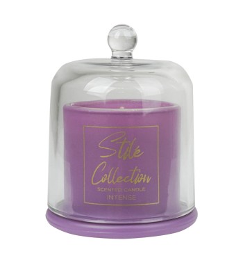 Candela Profumata con Cloche in Vetro Intense