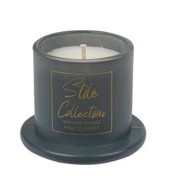 Candela Profumata con Cloche in Vetro Sunset