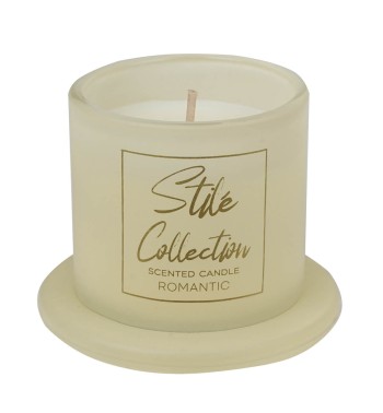 Candela Profumata con Cloche in Vetro Romantic