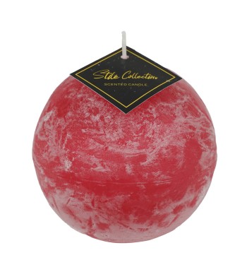 Candela Profumata Rossa D.10 cm