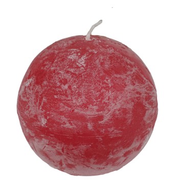 Candela Profumata Rossa D.10 cm