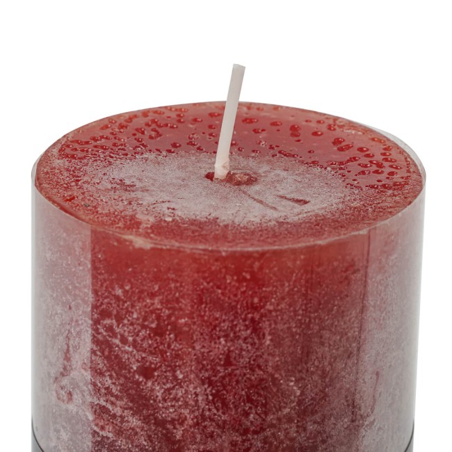 Candela Profumata Bordeaux D.7xH.15 cm