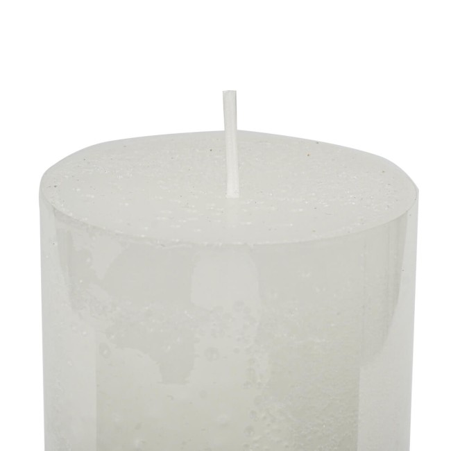 Candela Profumata Bianca D.7xH.15 cm