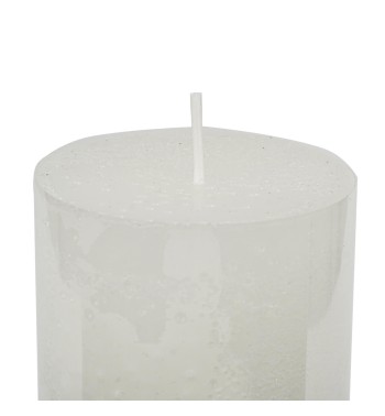 Candela Profumata Bianca D.7xH.15 cm