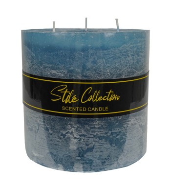 Candela Profumata Blu D.15xH.15 cm