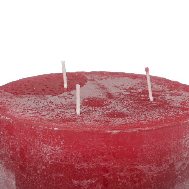 Candela Profumata Rossa 15x15 cm