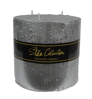 Candela Profumata Argento 15x15 cm