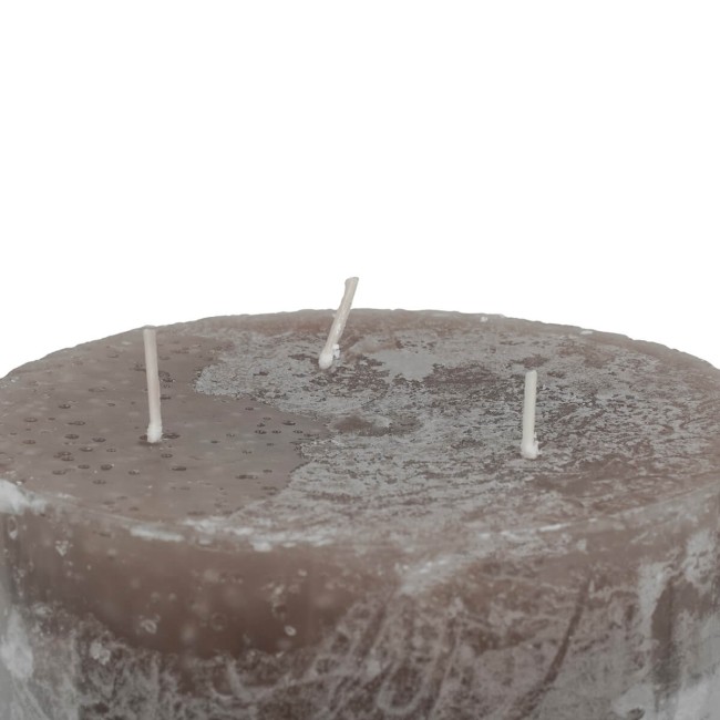 Candela Profumata Taupe 15x15 cm