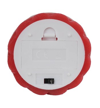 Candela Led in Cera Rossa