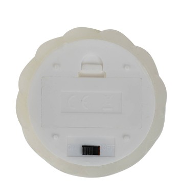 Candela Led in Cera Bianca