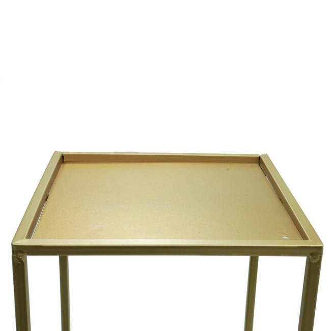 Set 4 Strutture da Supporto in Metallo Oro