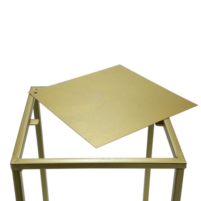 Set 4 Strutture da Supporto in Metallo Oro