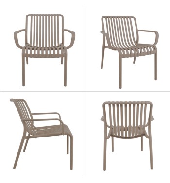 Set Divano da Giardino in Polietilene 4 Colori - Venezia Set Divano da Giardino in Polietilene 4 Colori - Venezia