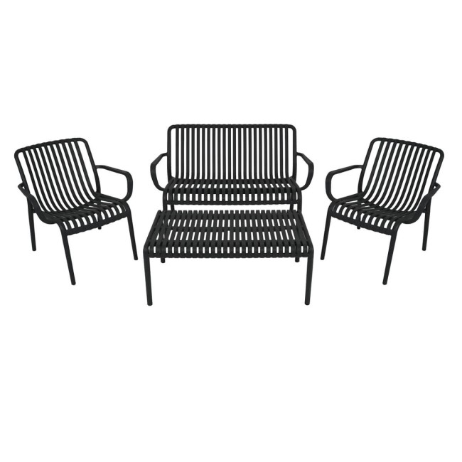 Set Divano da Giardino in Polietilene 4 Colori - Venezia