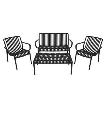 Set Divano da Giardino in Polietilene 4 Colori - Venezia Set Divano da Giardino in Polietilene 4 Colori - Venezia