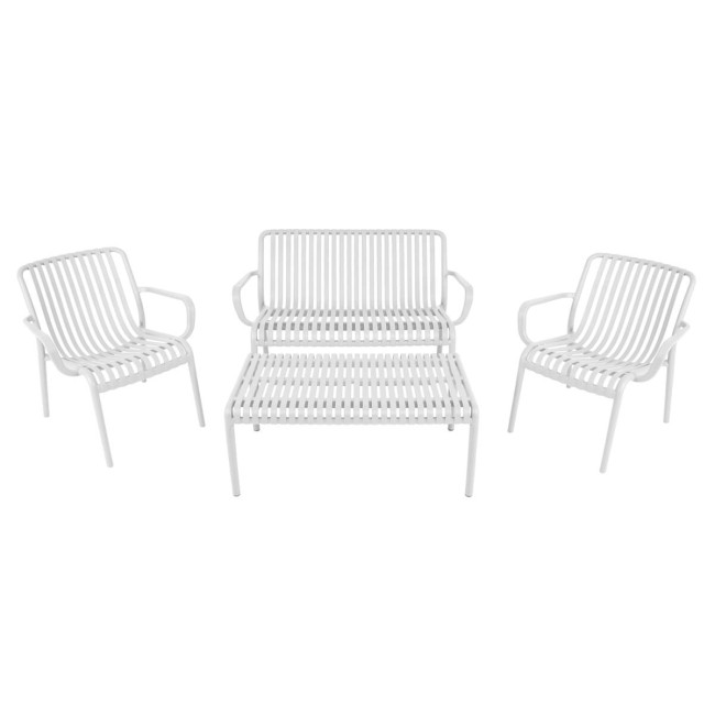 Set Divano da Giardino in Polietilene 4 Colori - Venezia