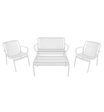 Set Divano da Giardino in Polietilene 4 Colori - Venezia Set Divano da Giardino in Polietilene 4 Colori - Venezia