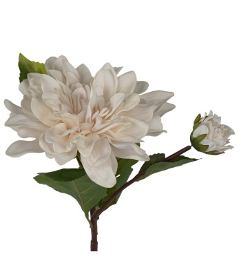 Dalia con Stelo e Foglie H.55 cm