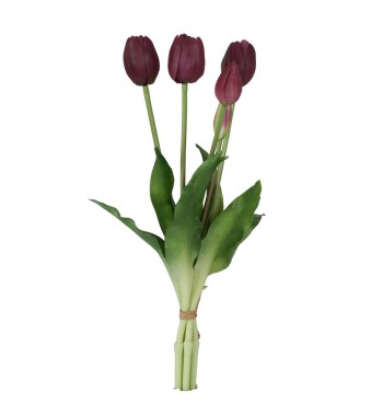 Fascio di 5 Tulipani H.39 cm