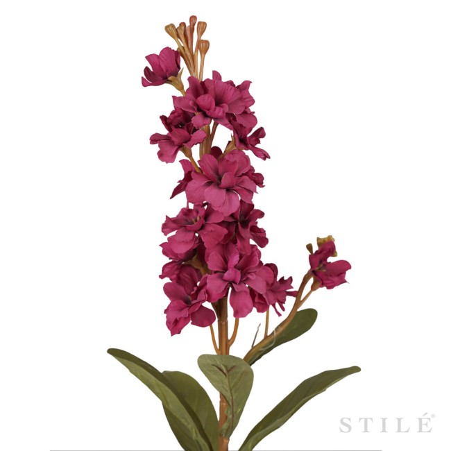 Viola a Ciocche Artificiale H.65 cm