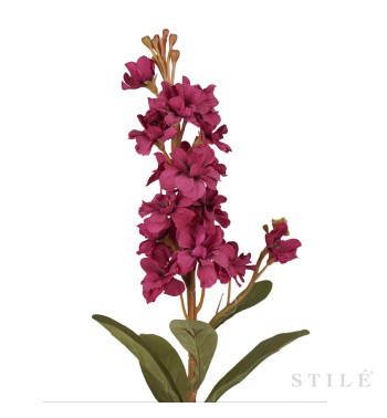 Viola a Ciocche Artificiale H.65 cm