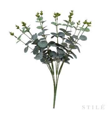 Ramo con Foglie Verdi Artificiale H.50 cm