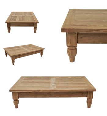 Set Divano da Giardino in Teak, 2 Colori - Jakarta Set Divano da Giardino in Teak, 2 Colori - Jakarta