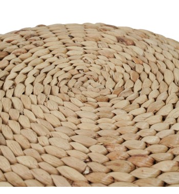 Pouf in Giacinto d’Acqua Intrecciato H.37 cm