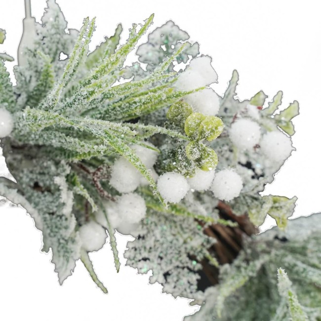 Ghirlanda Natalizia Innevata D.45 cm