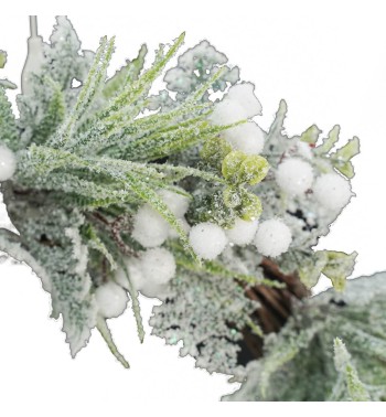 Ghirlanda Natalizia Innevata D.45 cm