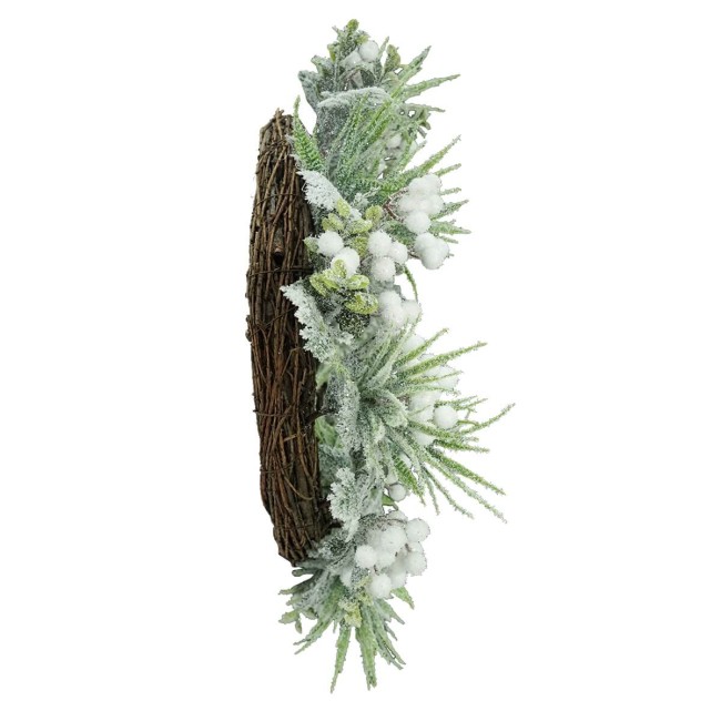 Ghirlanda Natalizia Innevata D.45 cm