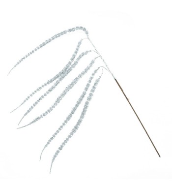 Ramo Natalizio di Salice Glitterato H.94 cm Vari Colori